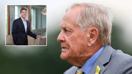 &lsquo;Stunning name&rsquo;: Wedding announcement backfires on golf legend Nicklaus as he reveals name of new relative is slang term for penis