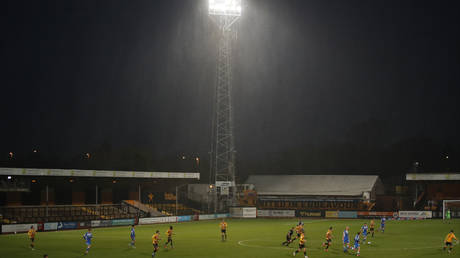 Fans who boo the taking of the knee for Black Lives Matter at Cambridge's Abbey Stadium will be punished © Action Images / Peter Cziborra via Reuters