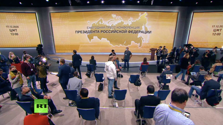 WATCH LIVE: Vladimir Putin holds annual year-end press conference