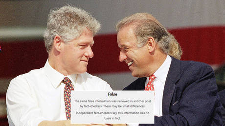 Bill Clinton and Joe Biden in Delaware on Sept. 3, 1993. © AP Photo / J. Scott Applewhite