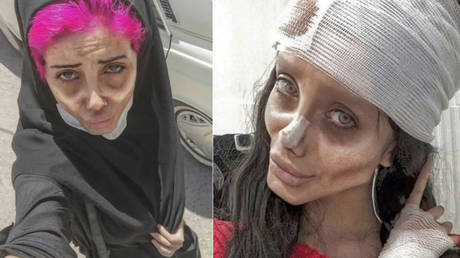 &lsquo;Corpse Bride&rsquo; resurrection: Iran&rsquo;s &lsquo;Zombie Angelina Jolie&rsquo; leaves jail days after being slapped with 10-year sentence
