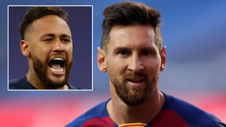 Football star Neymar (left) could join Lionel Messi at Barcelona  © Christian Hartmann / Reuters | © Manu Fernandez / Reuters