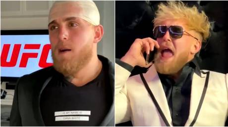 YouTuber Jake Paul mocked the likes of UFC personalities Dana White and Conor McGregor in his short satire clip. © Instagram @jakepaul