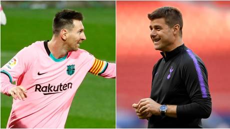 Messi could be tempted to PSG by Pochettino, according to reports in France. © Reuters