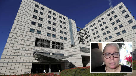 Exterior of view of the Ronald Reagan UCLA Medical Center in Los Angeles where singer Kanye West has reportedly been hospitalized, California U.S., November 22, 2016.