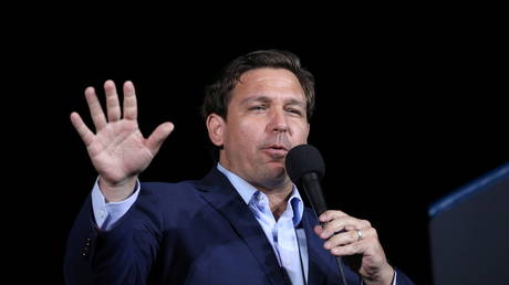 Florida Governor Ron DeSantis (October 23, 2020 file photo).