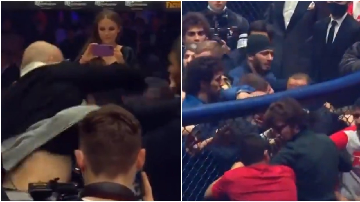Watch Mass Brawl Breaks Out At Moscow Mma Event As Dozens Clash In Cage Rt Sport News - star city mass brawl images