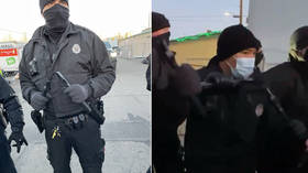 ‘Mall ninja stuff’: Denver police armed with NUNCHUCKS face off against protesters during homeless camp clearout (VIDEO)