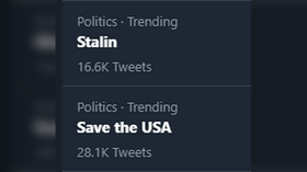 ‘Stalin’ and ‘Save the USA’ trend on Twitter. Has America’s political warfare taken a turn for the absurd?