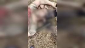 Armenian soldier cuts ear off Azeri enemy in shocking footage amid claims Yerevan behind war crimes in Nagorno-Karabakh (GRAPHIC)