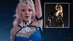 ‘Can’t describe my feelings’: Russian figure skating champ reveals her ‘strong & brave’ cosplay role in Chinese video game (VIDEO)