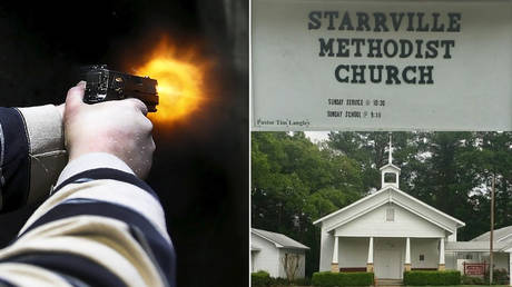 FILE PHOTOS. © Reuters / George Frey; © Facebook / Starrville Methodist Church