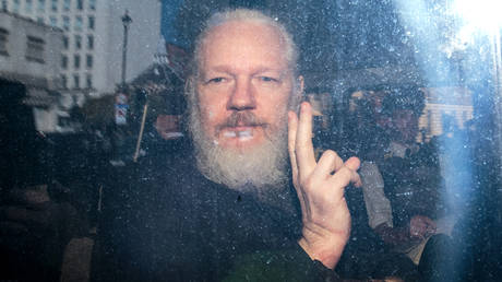 FILE PHOTO. Assange