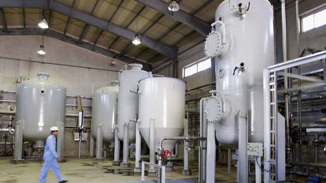 An Iranian nuclear plant