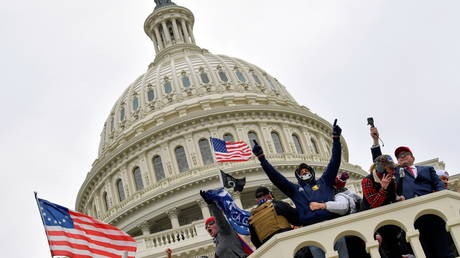 Supporters of US President Donald Trump occupy the US Capitol Building in Washington DC on January 6, 2021 © Jack Gruber/USA TODAY via REUTERS