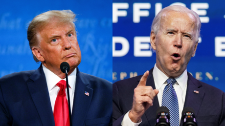 Donald Trump and Joe Biden © Reuters / Jonathan Ernst and Kevin Lamarque