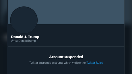 President Donald Trump is "permanently" suspended from Twitter.