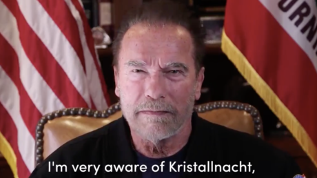 Arnold Schwarzenegger posted a video to Twitter comparing the Capitol riot to Kristallnacht
