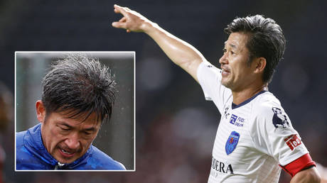 World's oldest professional football player Kazuyoshi Miura has signed a new deal with Yokahama of Japan's J League © Toru Hanai / Reuters | © Kyodo / Reuters