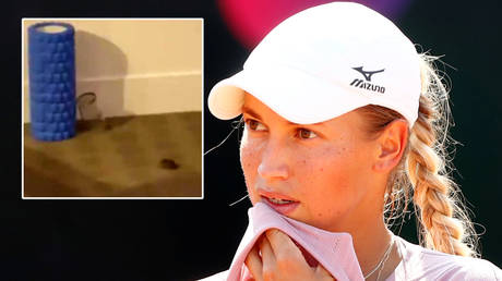 Kazakh tennis ace Yulia Putintseva has revealed quarantine life in a hotel ahead of the Australian Open © Twitter / Putintseva | © Yulia Reuters / Angelo Carconi
