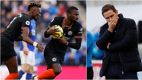 &lsquo;Some mad stuff&rsquo;: Chelsea ace Abraham defends teammate Rudiger after German targeted by fans infuriated by Lampard exit
