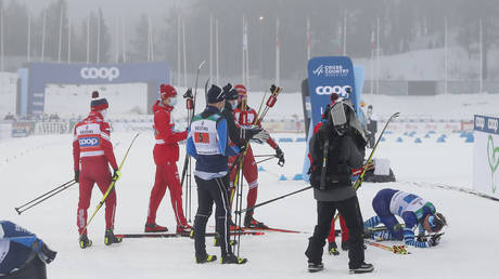 &lsquo;I just wanted to talk&rsquo;: Finnish team accepts Russian skier Bolshunov&rsquo;s apology after star says he DIDN&rsquo;T mean to plow into rival