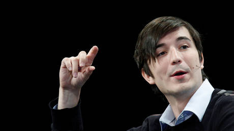 FILE PHOTO: Vlad Tenev, co-founder and co-CEO of investing app Robinhood, speaks during the TechCrunch Disrupt event in Brooklyn borough of New York, U.S., May 10, 2016.