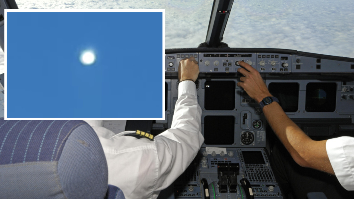 Piloten einer pakistanischen Fluggesellschaft erfassen auf Video ein „extrem helles UFO“ mitten im Flug auf 10’000 Meter höhe (VIDEO).