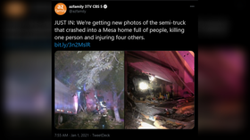1 dead & 4 injured after semi-truck plows into Arizona home (PHOTOS)