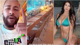 ‘Low-key dinner at home’: Neymar fires back after claims he flew in models for 500-person New Year extravaganza in Brazil (PHOTOS)