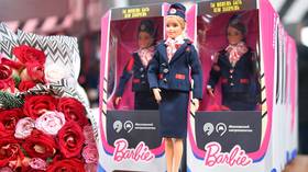 Moscow’s new women metro drivers inspire commemorative Barbie dolls after rule change lets them take to capital’s rails