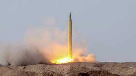 WATCH Iran’s Revolutionary Guards destroy mock WARSHIPS with ballistic missiles