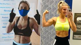 On ice: Paige VanZant DANCES in CRYO CHAMBER as ex-UFC star recovers from training ahead of Bare Knuckle debut (VIDEO)