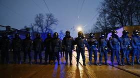 Chechen man arrested while fleeing to Latvian border after video of him fighting Russian riot police went viral over weekend