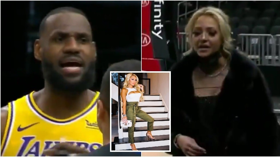 ‘courtside Karen Was Mad’ Lebron James Clashes With Female Fan As She Claims Nba Star Called