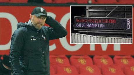 Southampton boss Hasenhuttl has BRUTALLY SARCASTIC response after team suffer ANOTHER 9-0 rout &ndash; this time vs Man Utd