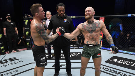 UFC rivals Poirier and McGregor look set to run it back again. © Zuffa LLC