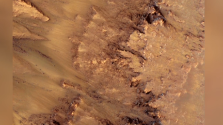 Credit: NASA/JPL/University of Arizona; SETI Institute https://phys.org/news/2021-02-martian-landslides-underground-salts-ice.html; and https://advances.sciencemag.org/content/7/6/eabe4459