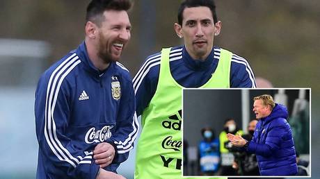 Koeman dismisses &lsquo;disrespectful&rsquo; Messi overtures by PSG star Di Maria as Barca icon set to make decision at end of season