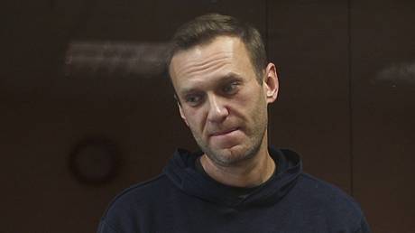 Alexey Navalny in the hall of the Babushkinsky district court, where there is a hearing on the case of libel against the veteran of the Great Patriotic War Ignat Artemenko.