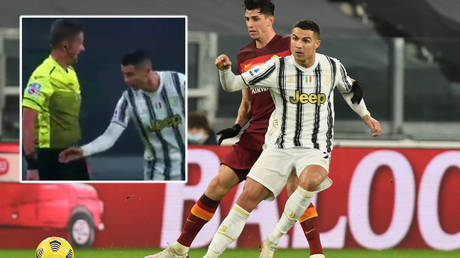 Football star Cristiano Ronaldo scored for Juventus against Roma in Serie A © Twitter / Emishor | © Massimo Pinca / Reuters
