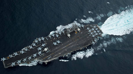 FILE PHOTO. The USS Theodore Roosevelt.