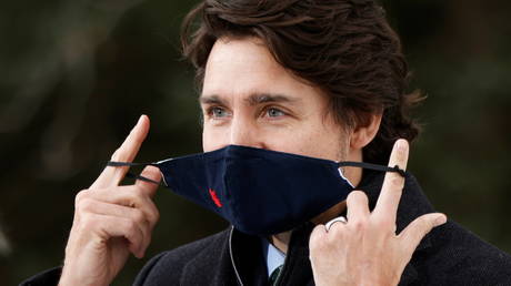 FILE PHOTO: Canada's Prime Minister Justin Trudeau attends a news conference at the arboretum in Ottawa, Ontario, Canada December 11, 2020