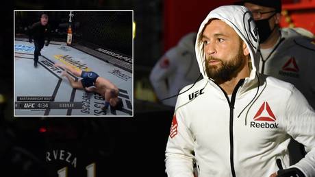 UFC star Frankie Edgar said he was dazed and confused after the KO loss. © Zuffa LLC / Twitter