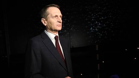 Chairman of the Russian Historical Society, Director of the Russian Foreign Intelligence Service Sergey Naryshkin.