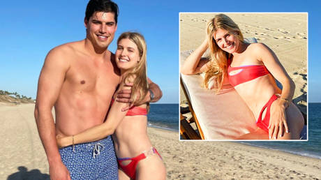 &lsquo;She should retire from tennis&rsquo;: Starlet Eugenie Bouchard and new NFL quarterback boyfriend Mason Rudolph mocked over beach snap