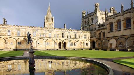 Christ Church College in Oxford, southern England