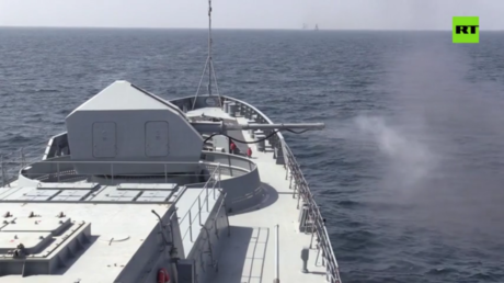 WATCH Russian warships take part in Pakistan-hosted naval AMAN-2021 maneuvers alongside NATO members