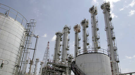 FILE PHOTO. A general view of a heavy water plant in Arak, Iran.