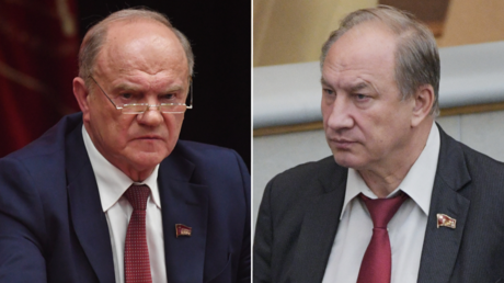 (L) Gennady Zyuganov ©️ RIA; (R) Valery Rashkin ©️ Sputnik